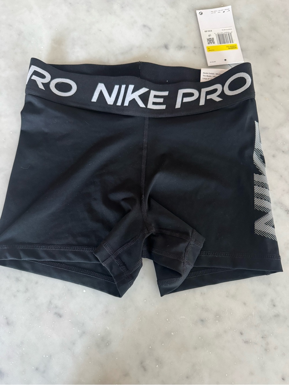 Nike Pro Black Athletic Compression Shorts